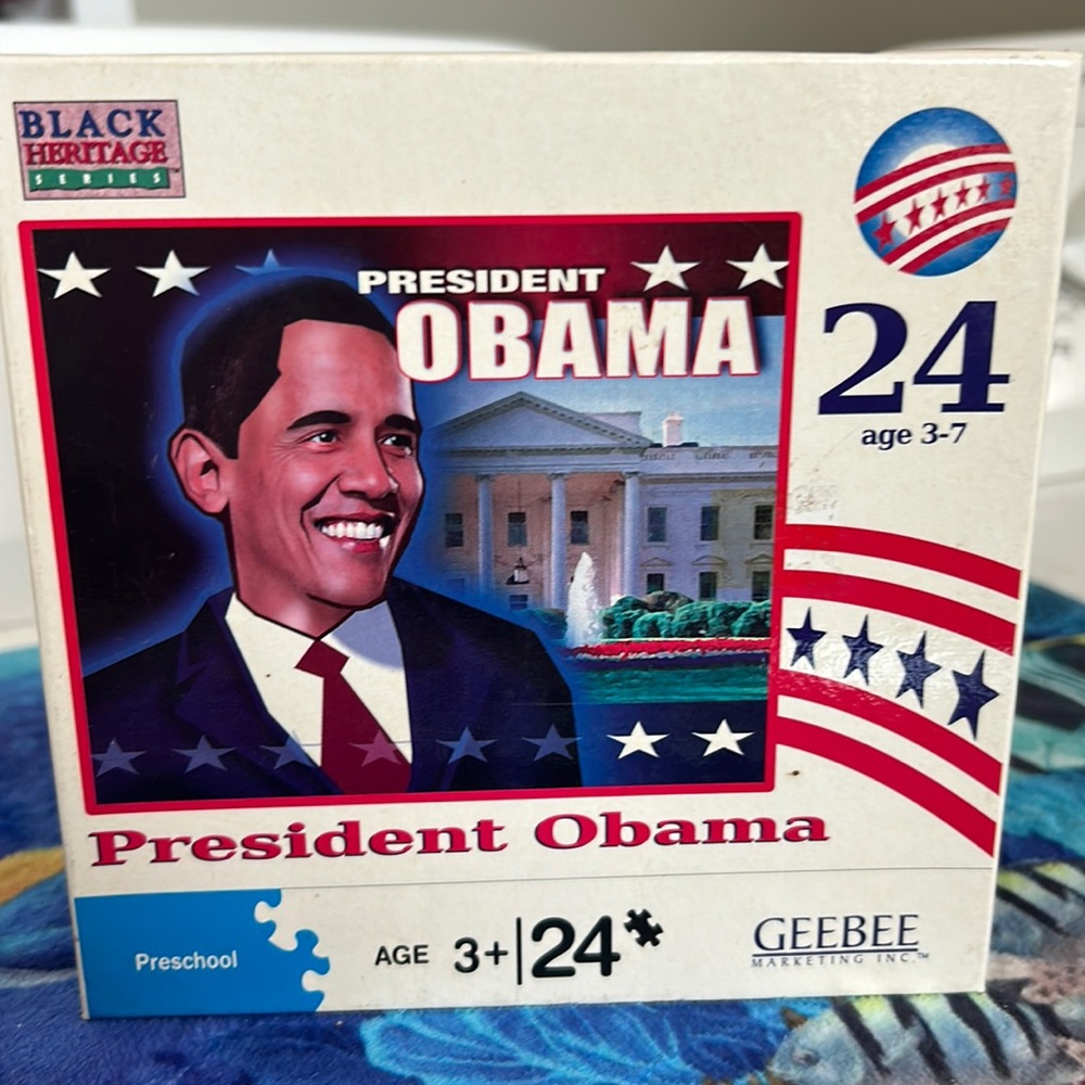 President Obama 24 pc Puzzle Black Heritage Series new